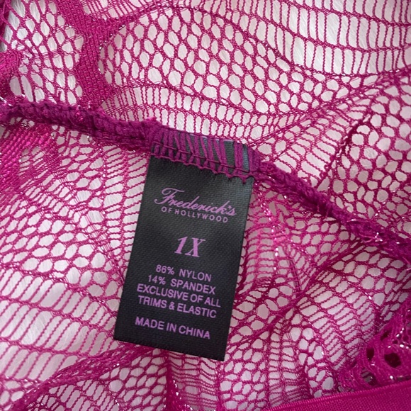 NWT Fredricks of Hollywood Caroline lace boyshort/ cheeky style panty - Picture 6 of 6